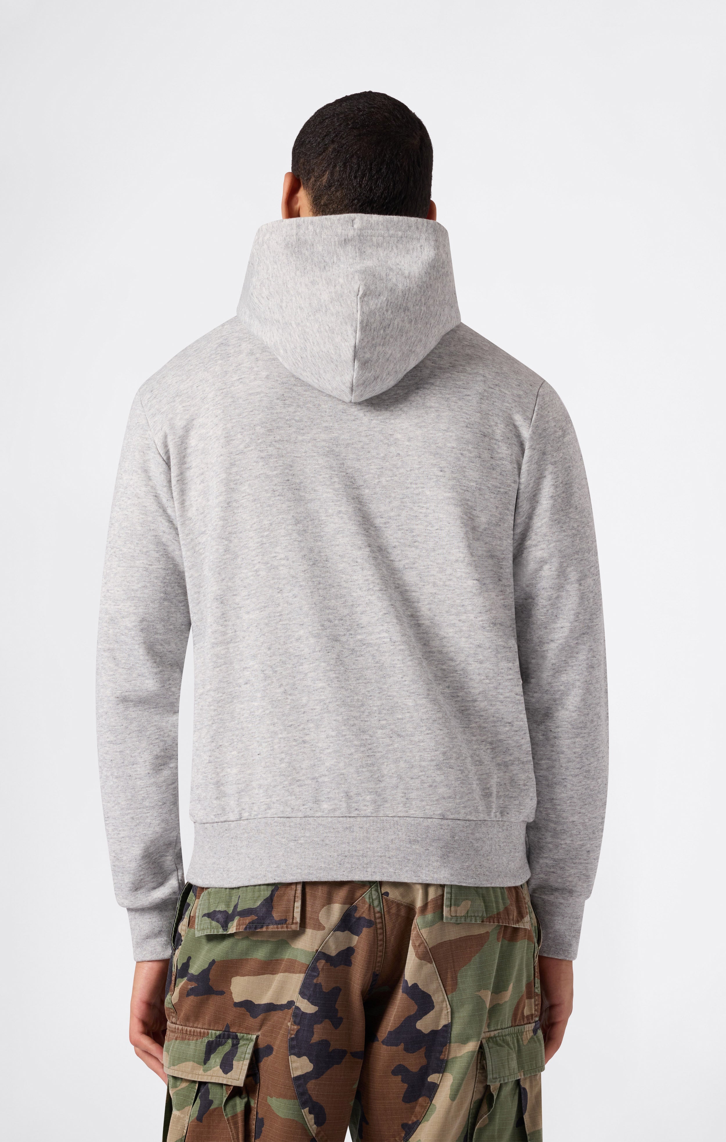 Men’s Lightweight Hooded Sweatshirt with Maxi Printed Logo