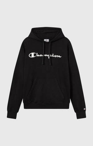 Men’s Lightweight Hooded Sweatshirt with Maxi Printed Logo