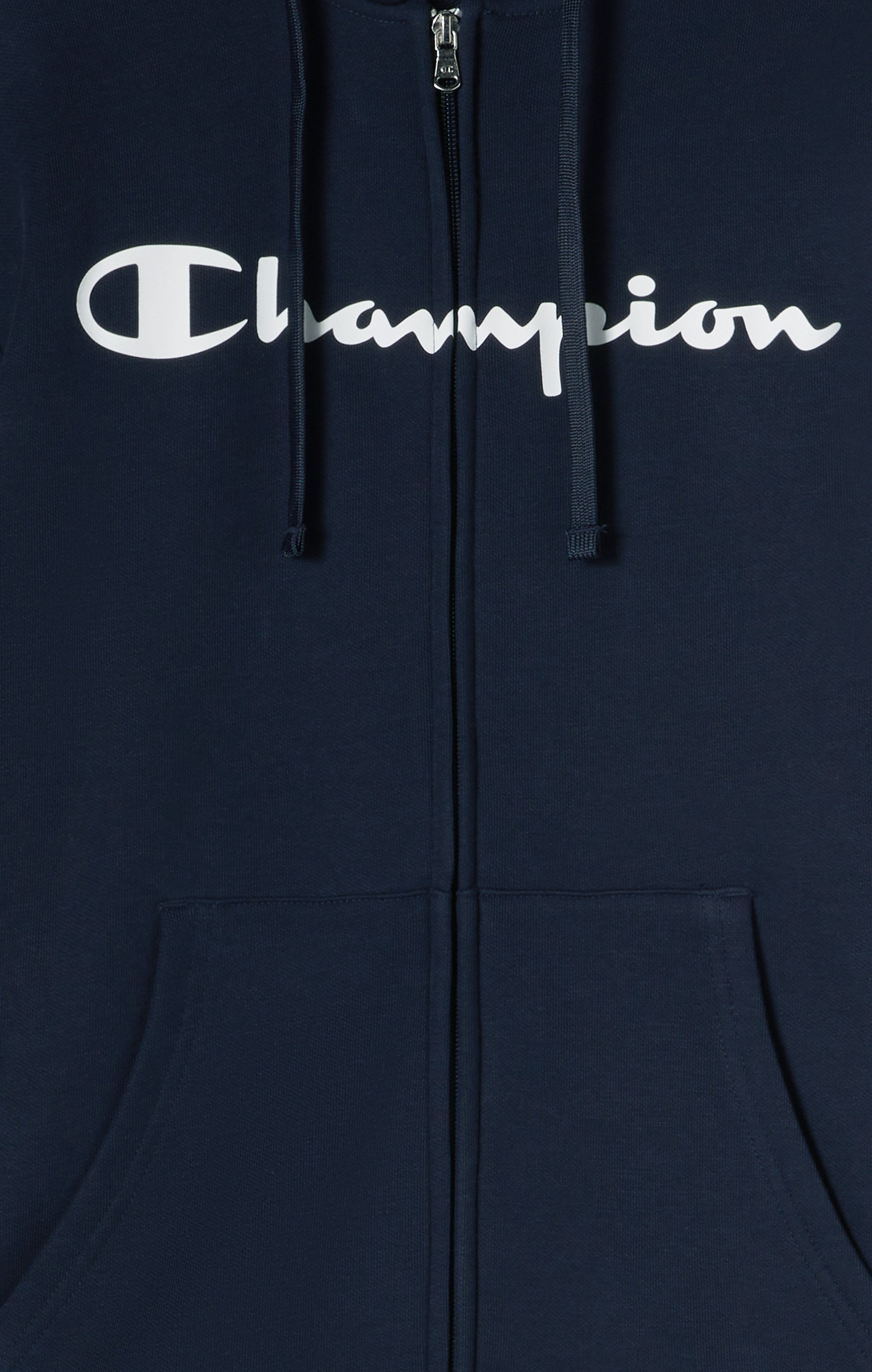 Men’s Lightweight Full Zip Hooded Sweatshirt with Maxi Printed Logo