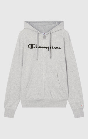 Men’s Lightweight Full Zip Hooded Sweatshirt with Maxi Printed Logo