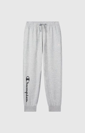 Men’s Lightweight Jogger Pants with Rib Cuffs and Maxi Printed Logo