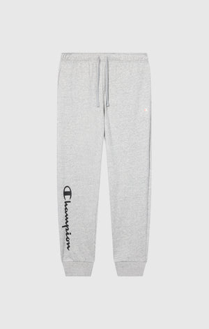 Men’s Lightweight Jogger Pants with Rib Cuffs and Maxi Printed Logo