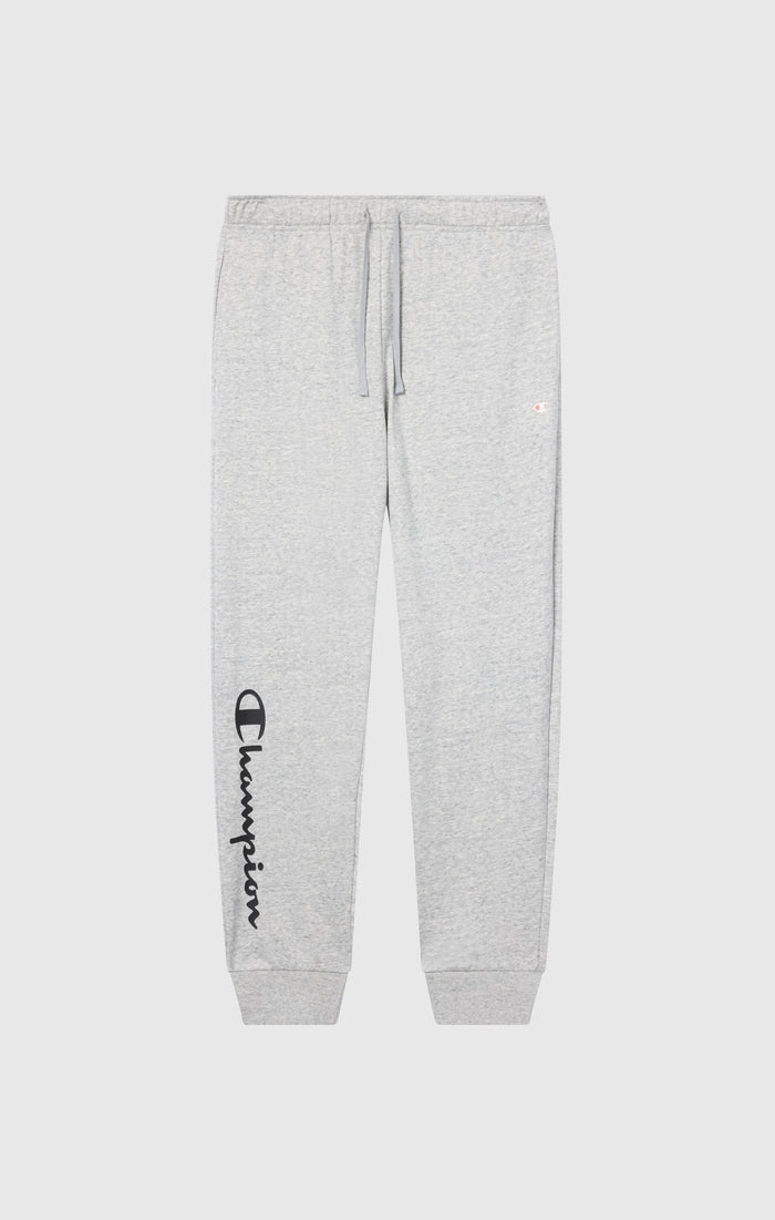 Pantalon Jogger Léger avec Bas en Côte et Maxi Logo Imprimé pour Homme