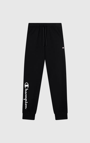 Men’s Lightweight Jogger Pants with Rib Cuffs and Maxi Printed Logo