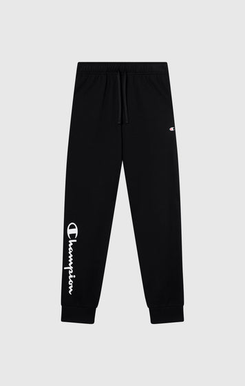 Leichte Jogger-Hose mit Rippbündchen und Großem Gedrucktem Logo für Herren