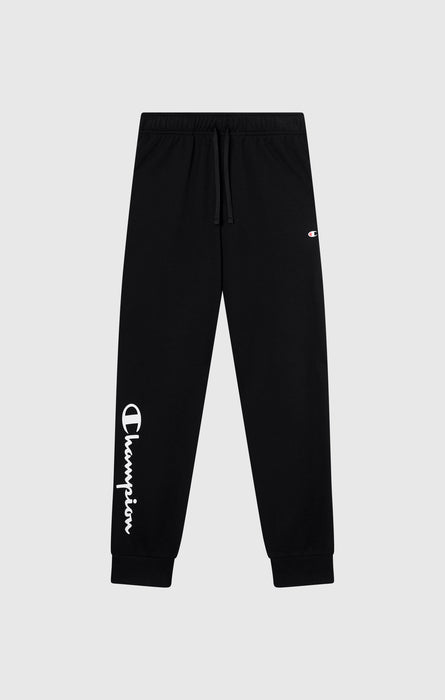 Men’s Lightweight Jogger Pants with Rib Cuffs and Maxi Printed Logo