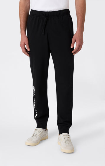 Leichte Jogger-Hose mit Rippbündchen und Großem Gedrucktem Logo für Herren