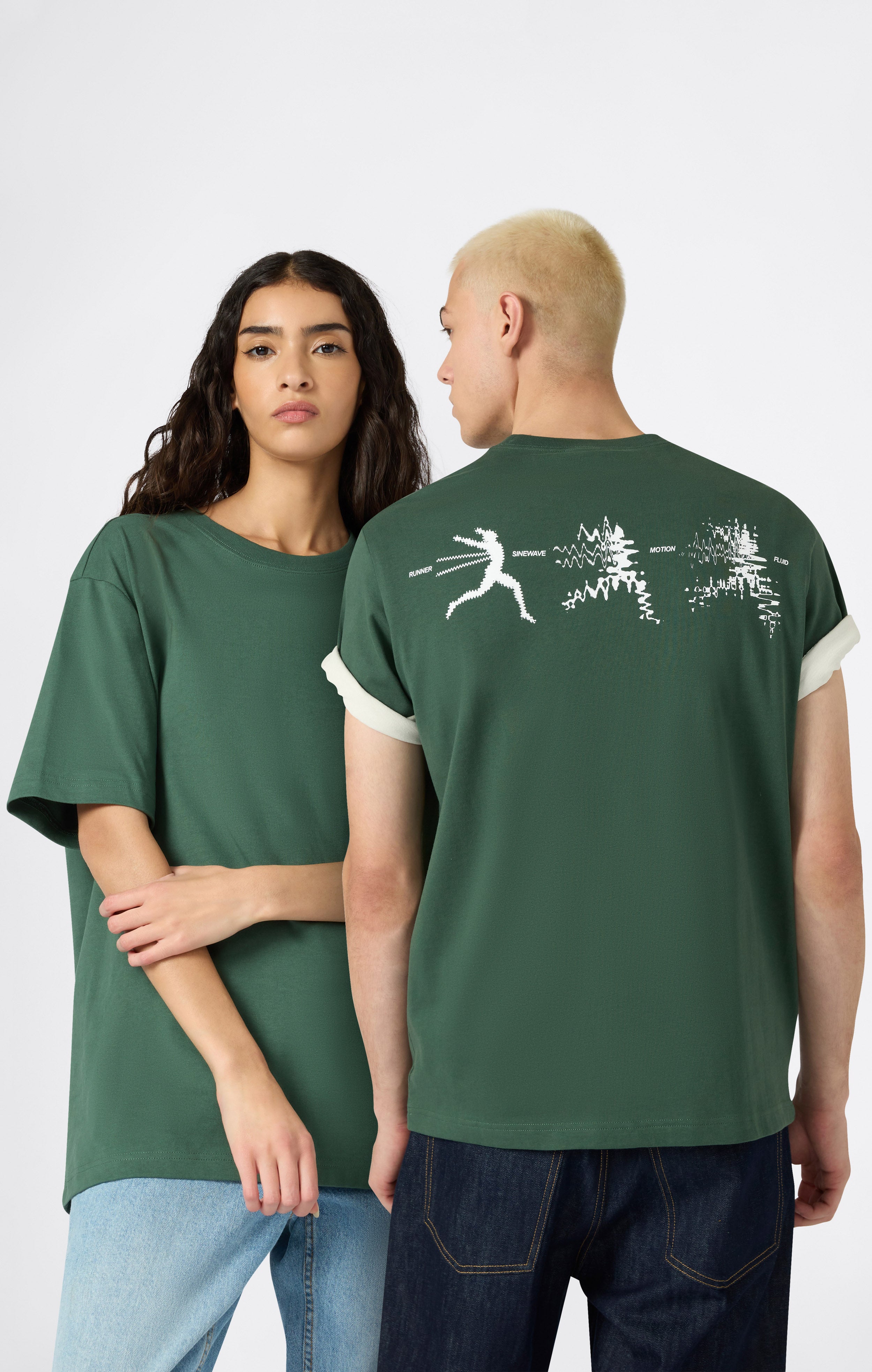 Grafik-T-Shirt REVERSE WEAVE für Herren