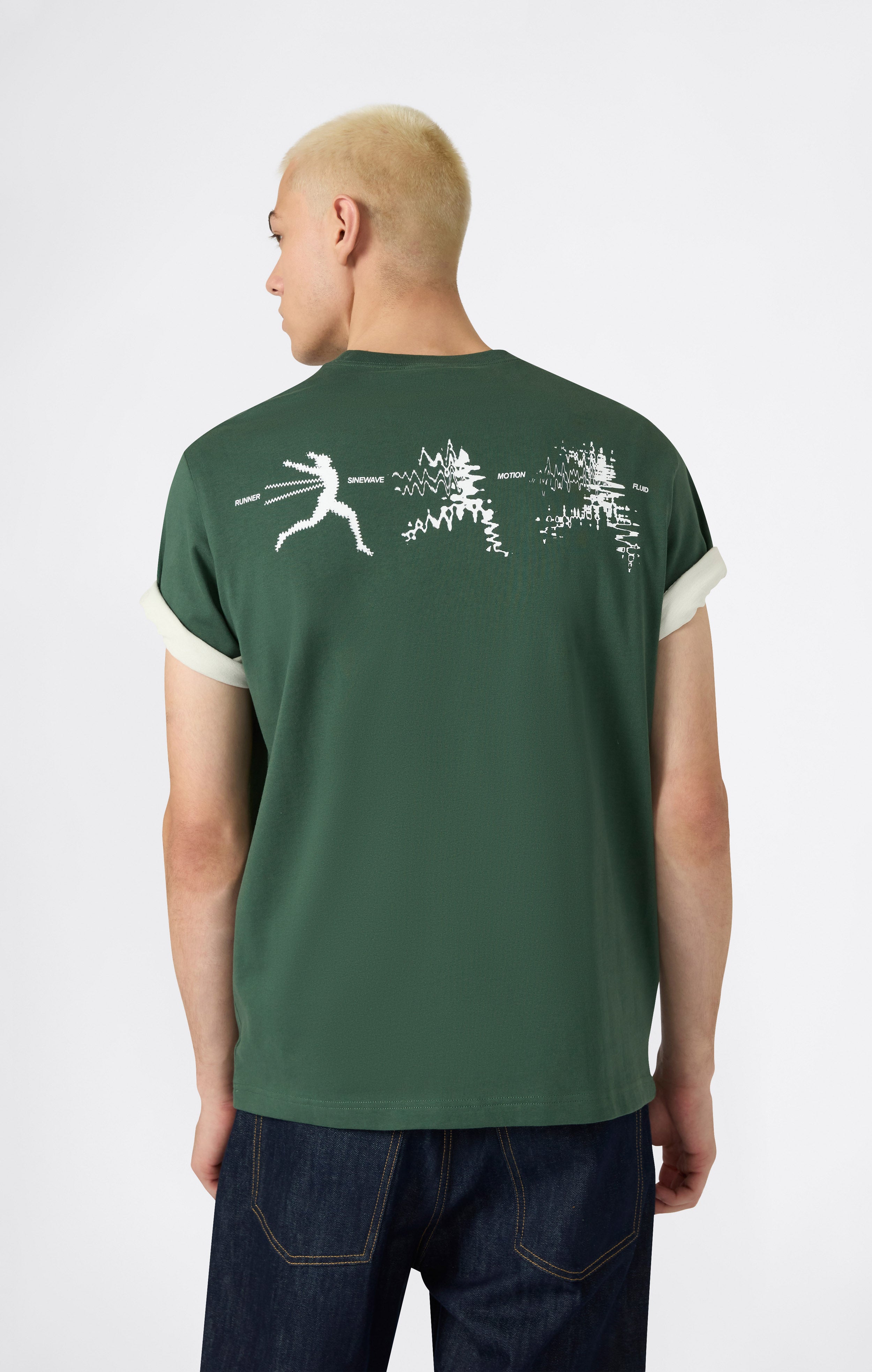 Grafik-T-Shirt REVERSE WEAVE für Herren