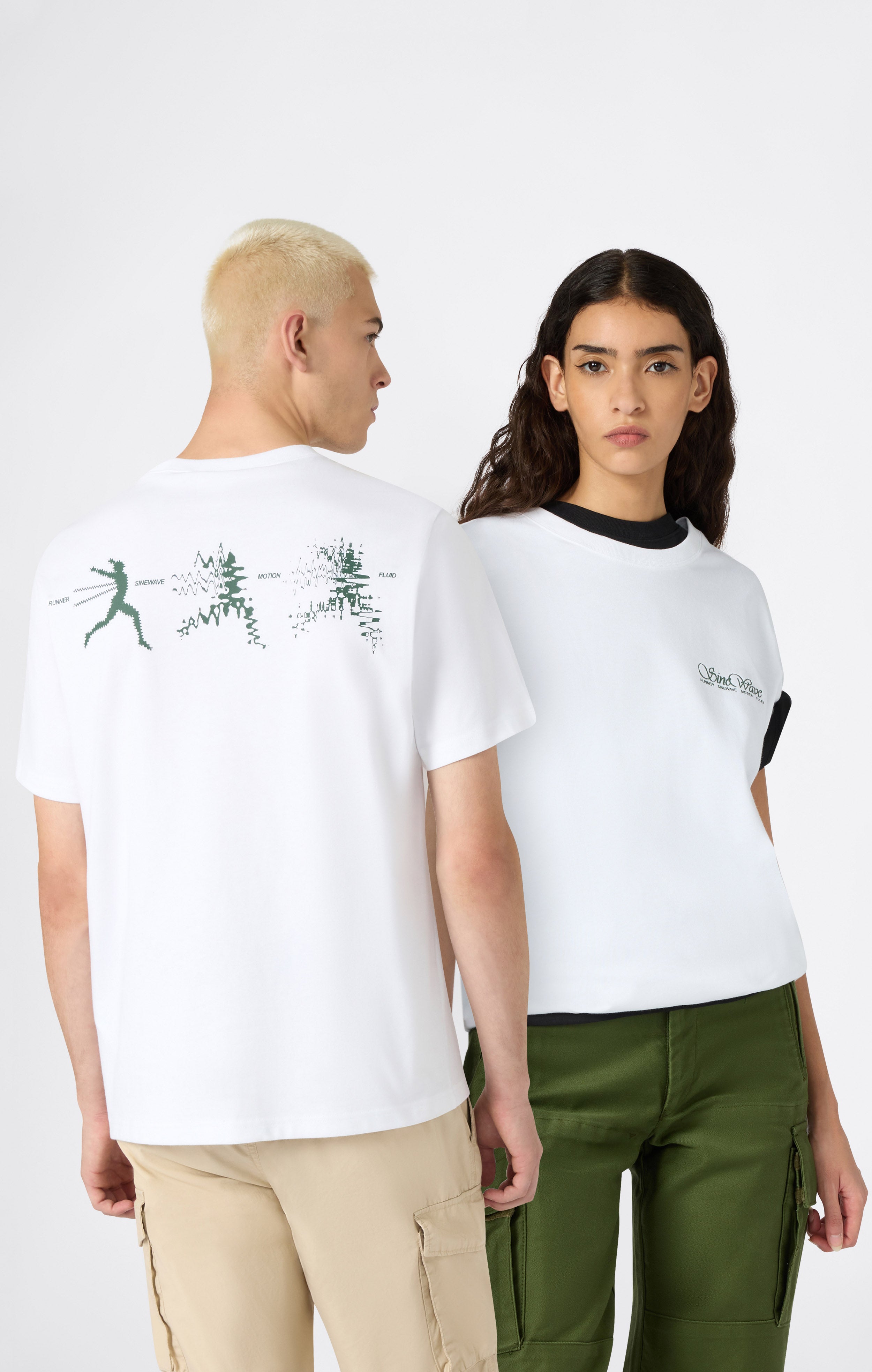 Grafik-T-Shirt REVERSE WEAVE für Herren