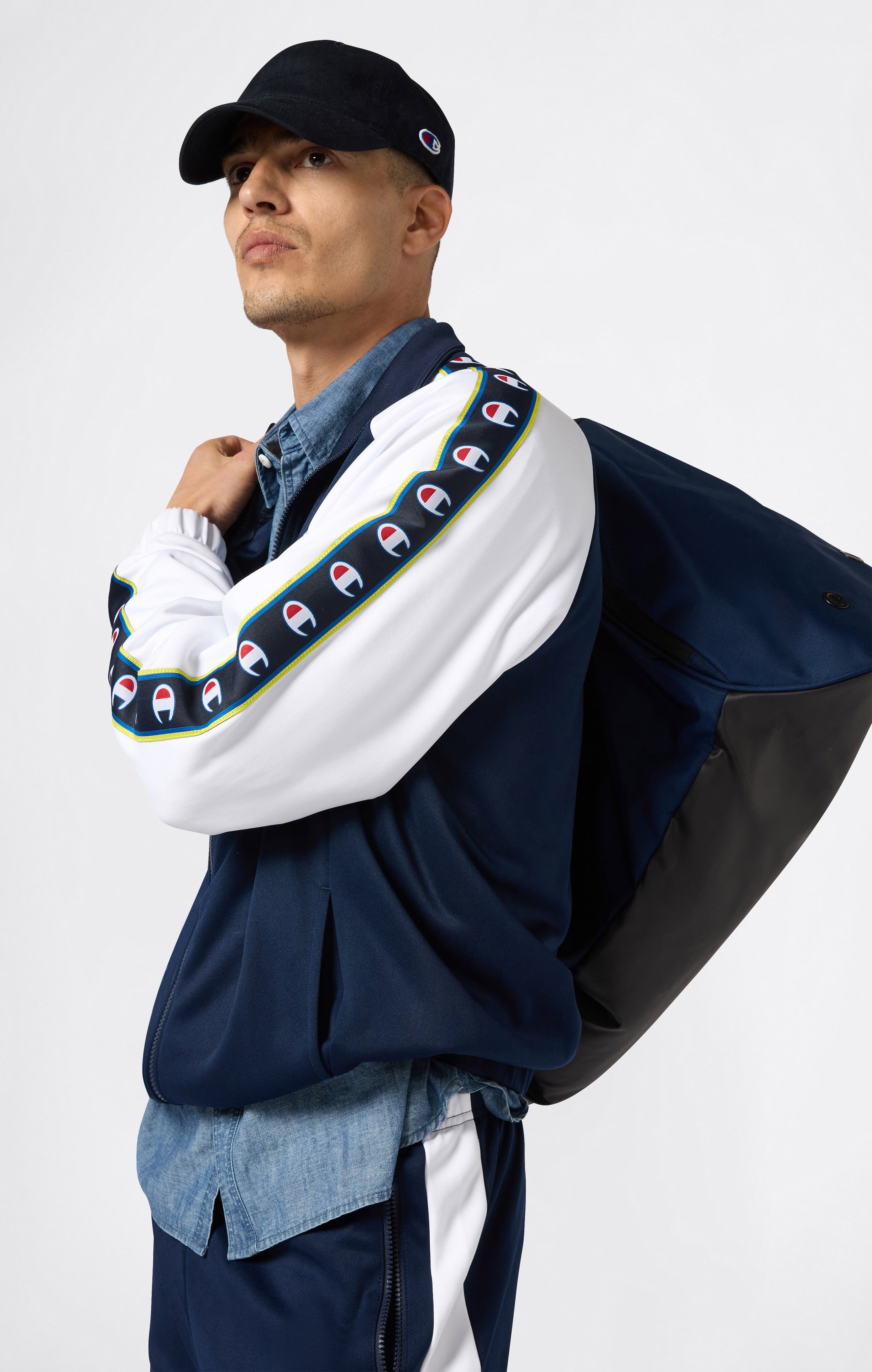 Felpa con Zip Intera da Uomo Sport Heritage
