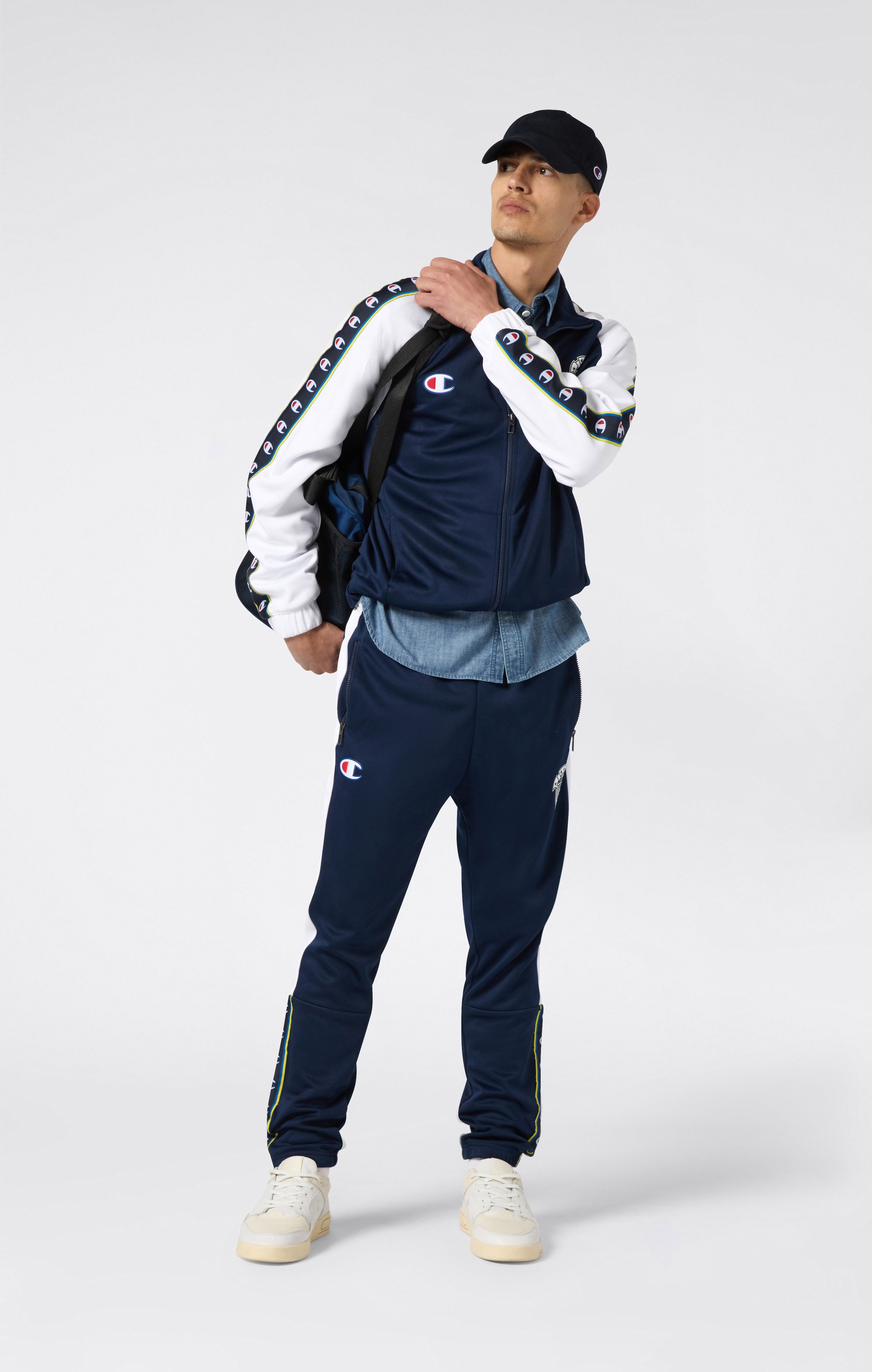 Herren Sweatshirt mit Durchgehendem Reißverschluss Sport Heritage