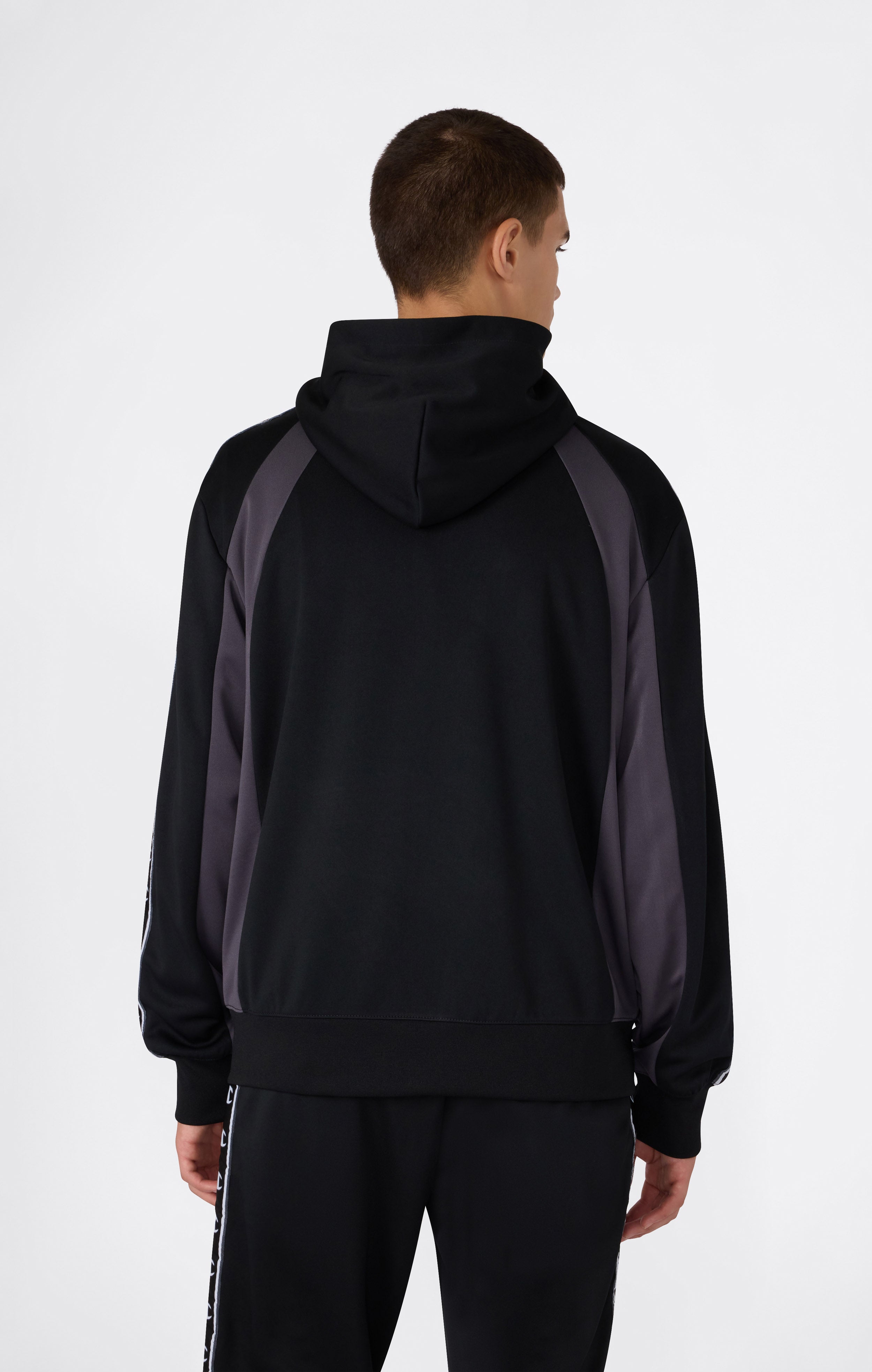 Felpa con Cappuccio Full Zip con interno felpato da Uomo Sport Heritage