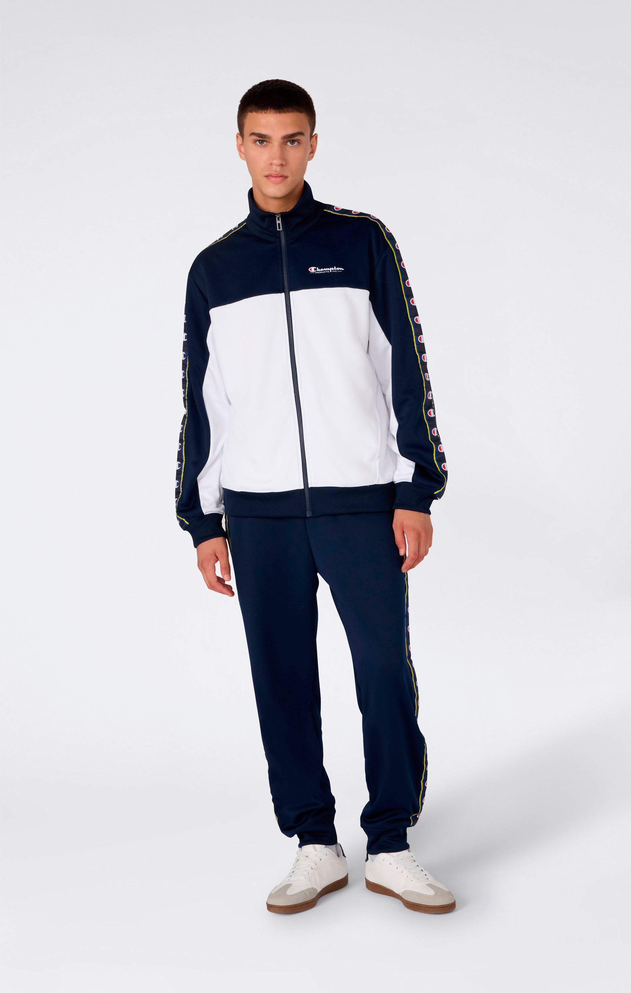 Tuta con Zip Intera in Interlock da Uomo