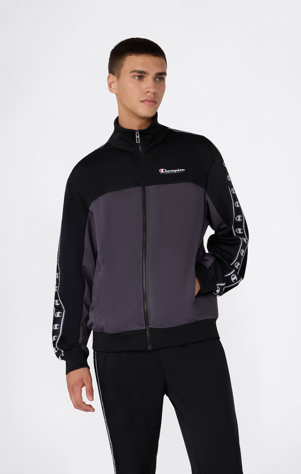 Men's Full Zip Interlock Tracksuit