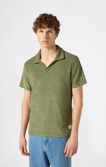 Men’s Towel Terry Polo Shirt