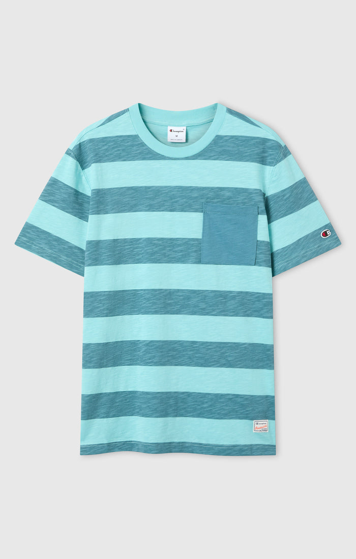 Men’s Striped T-Shirt with Pocket