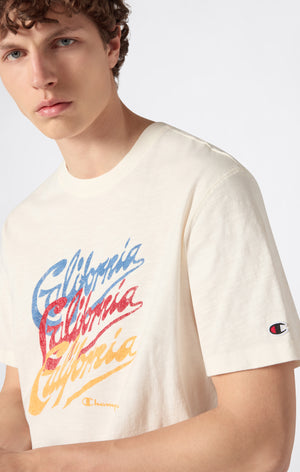 T-shirt avec Graphique en Coton pour Homme