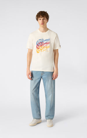T-shirt avec Graphique en Coton pour Homme