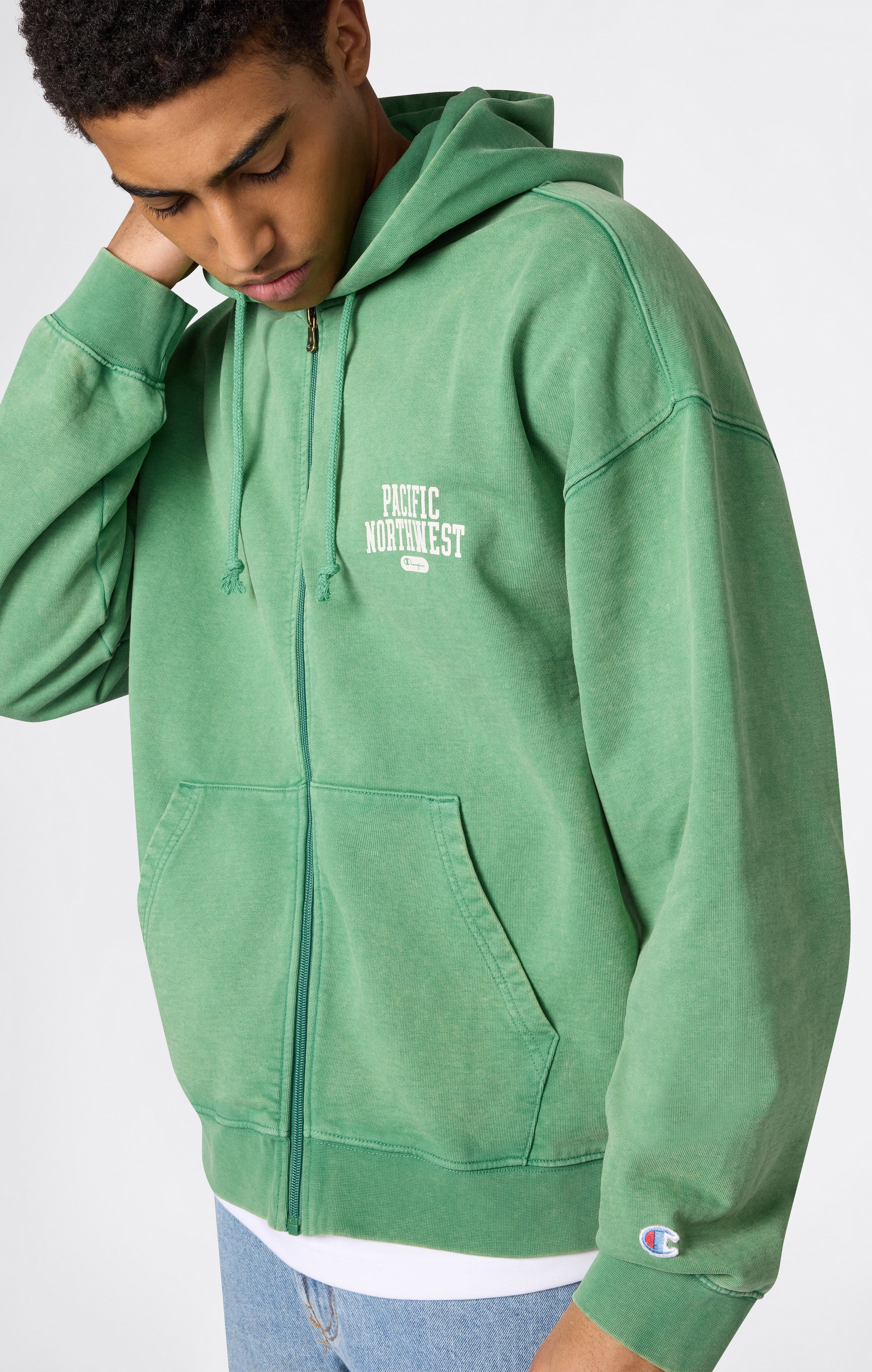 East West Herren Kapuzen-Sweatshirt mit Reißverschluss