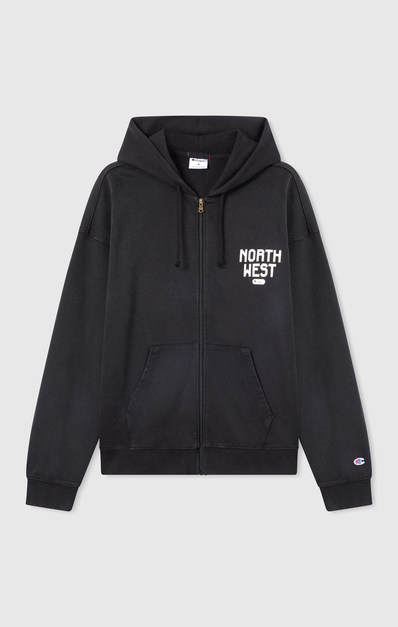 Men’s East West Full Zip Hooded Sweatshirt
