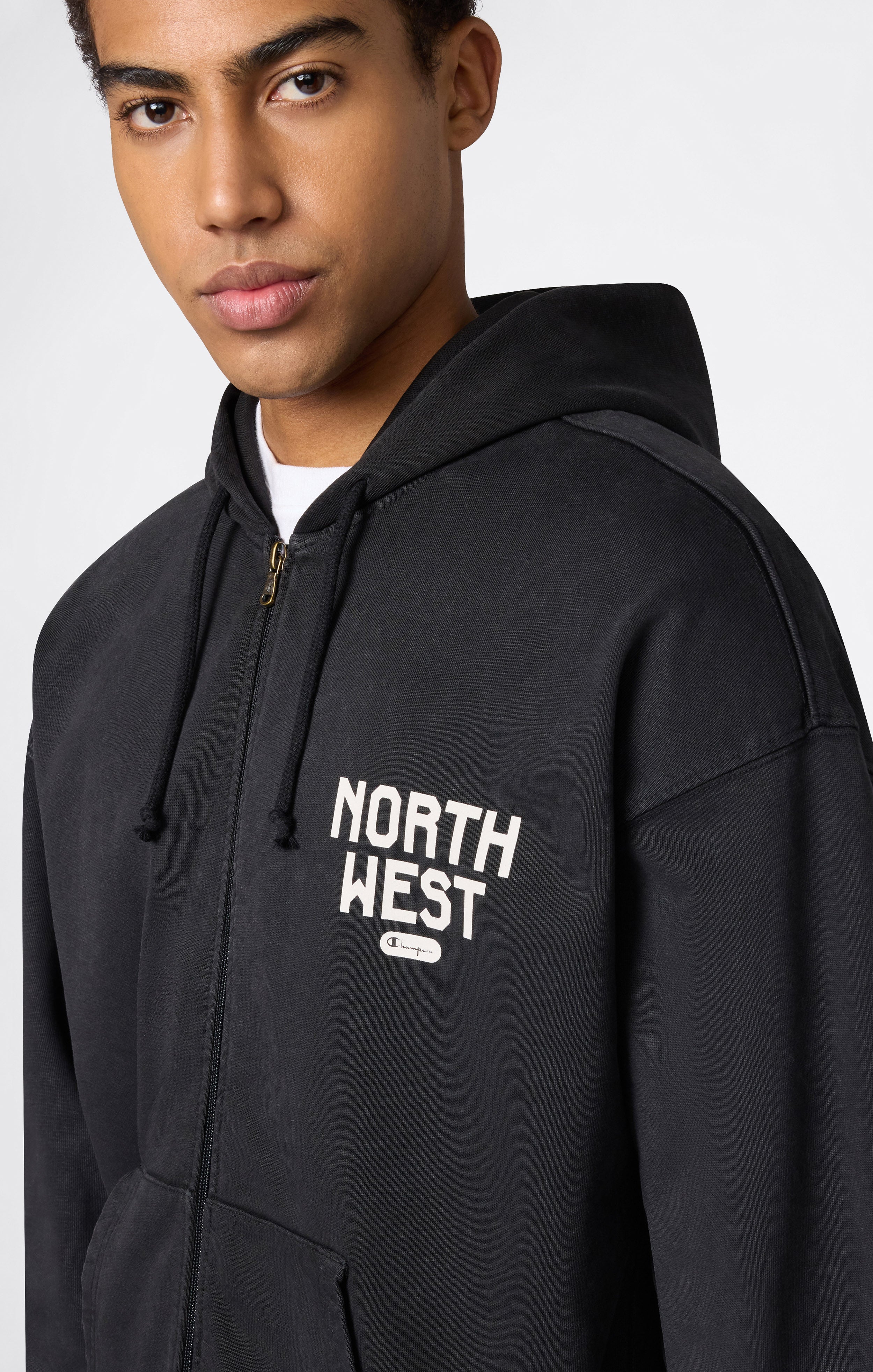 Men’s East West Full Zip Hooded Sweatshirt