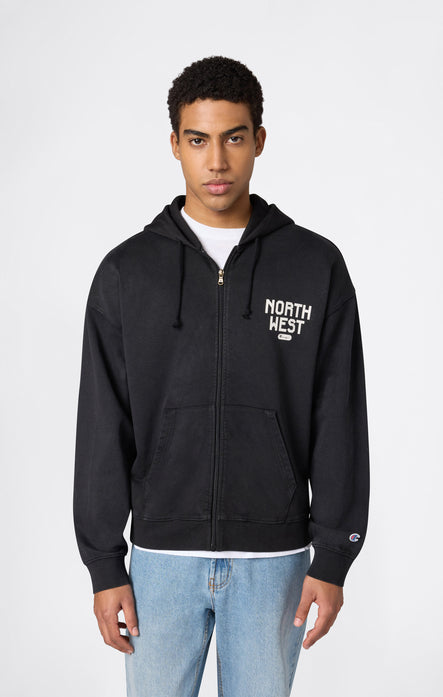 Men’s East West Full Zip Hooded Sweatshirt