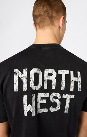 Men’s East West T-Shirt with Front and Back Graphic