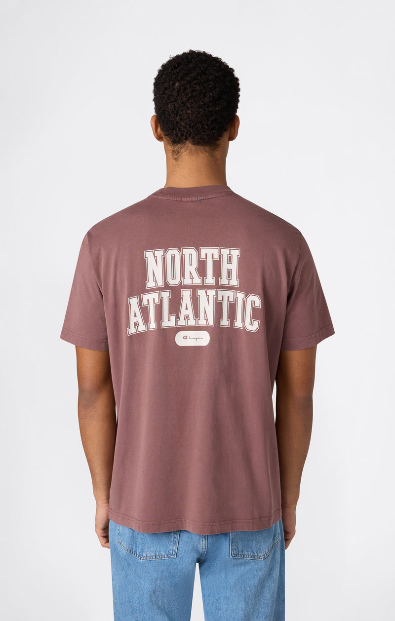 T-shirt East West con Grafica Fronte e Retro da Uomo