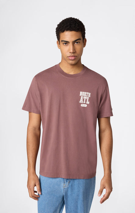 Herren East West T-Shirt mit Grafik auf Vorder- und Rückseite