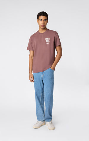 T-shirt East West con Grafica Fronte e Retro da Uomo