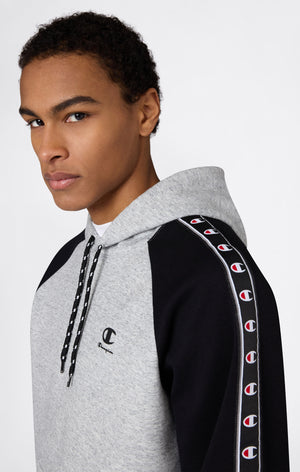 Men’s Interlock Tape Logo Hooded Sweatshirt