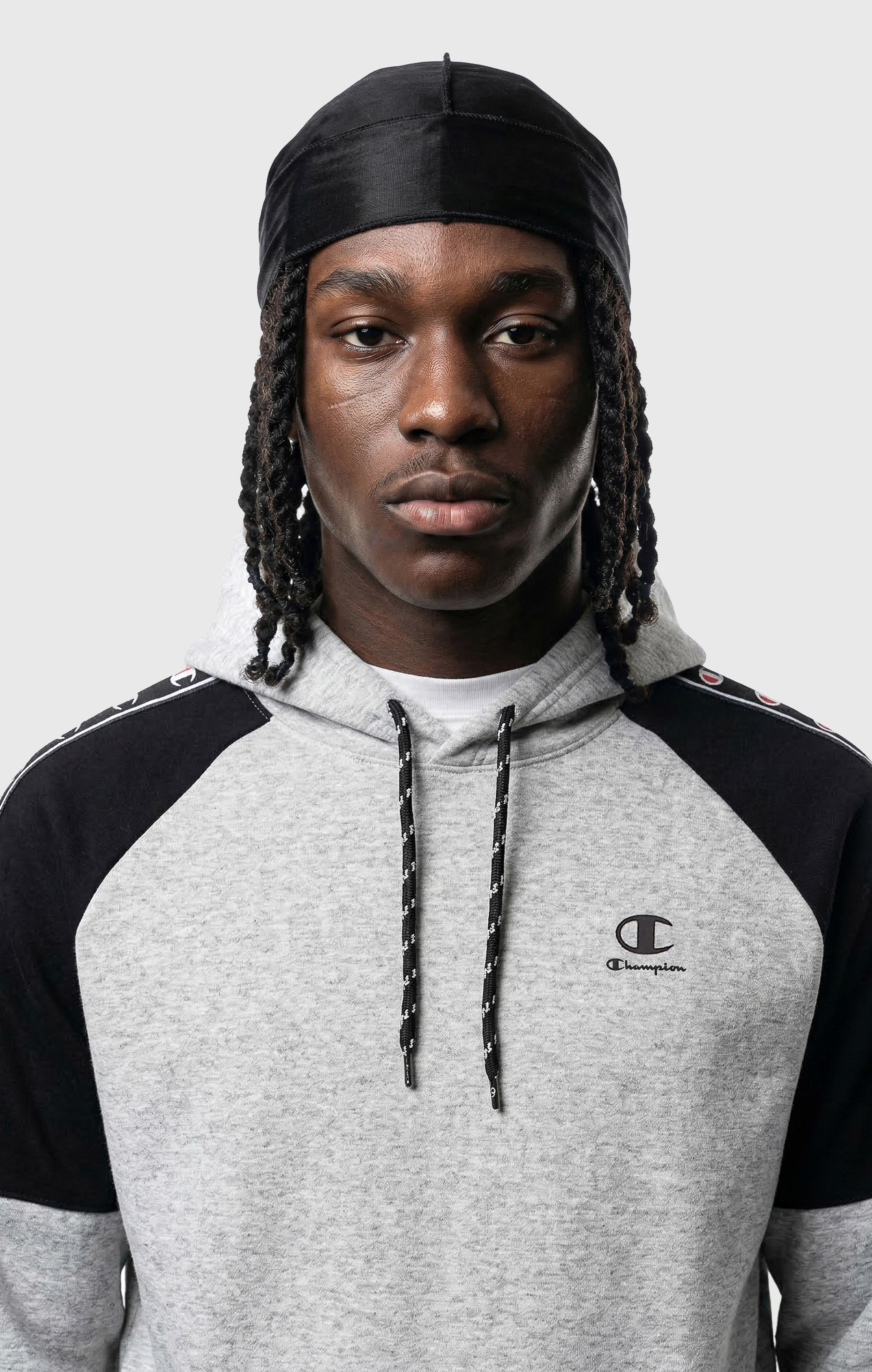 Men’s Interlock Tape Logo Hooded Sweatshirt