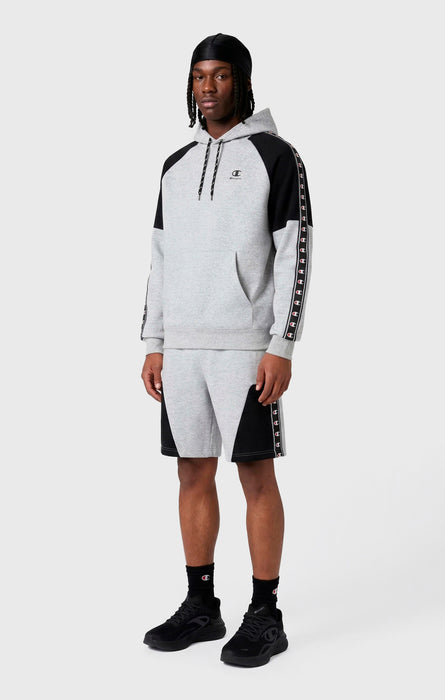 Sudadera con Capucha de Interlock con Tape Logo para Hombre