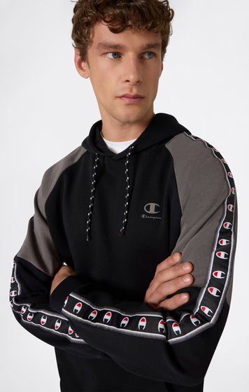 Men’s Interlock Tape Logo Hooded Sweatshirt