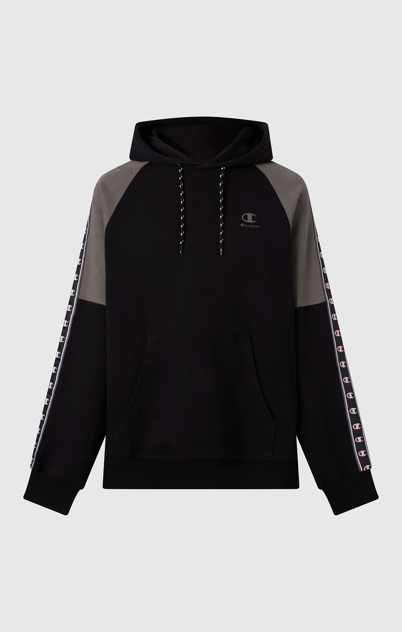 Sudadera con Capucha de Interlock con Tape Logo para Hombre