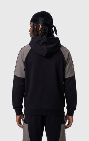 Sudadera con Capucha de Interlock con Tape Logo para Hombre