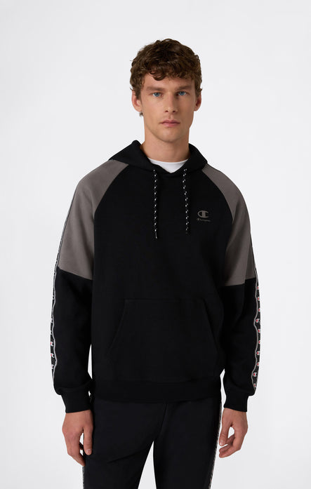 Men’s Interlock Tape Logo Hooded Sweatshirt
