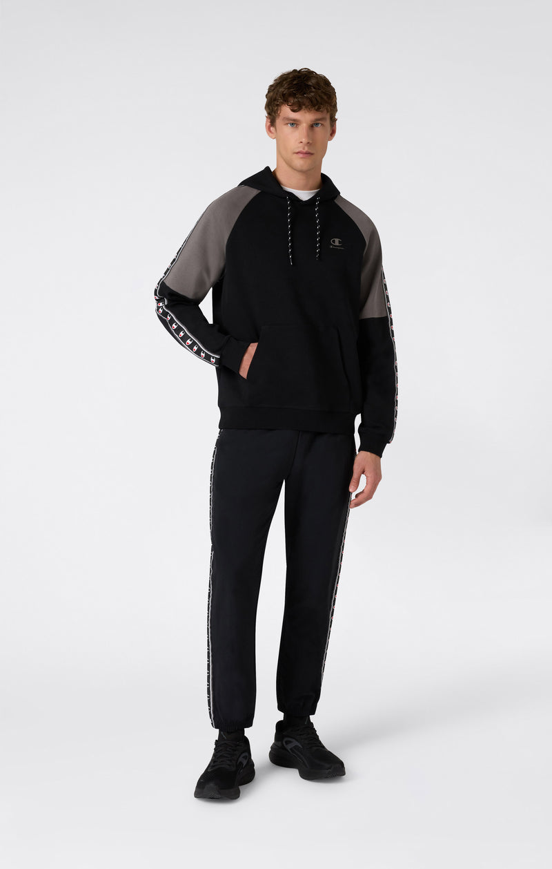 Men’s Interlock Tape Logo Hooded Sweatshirt