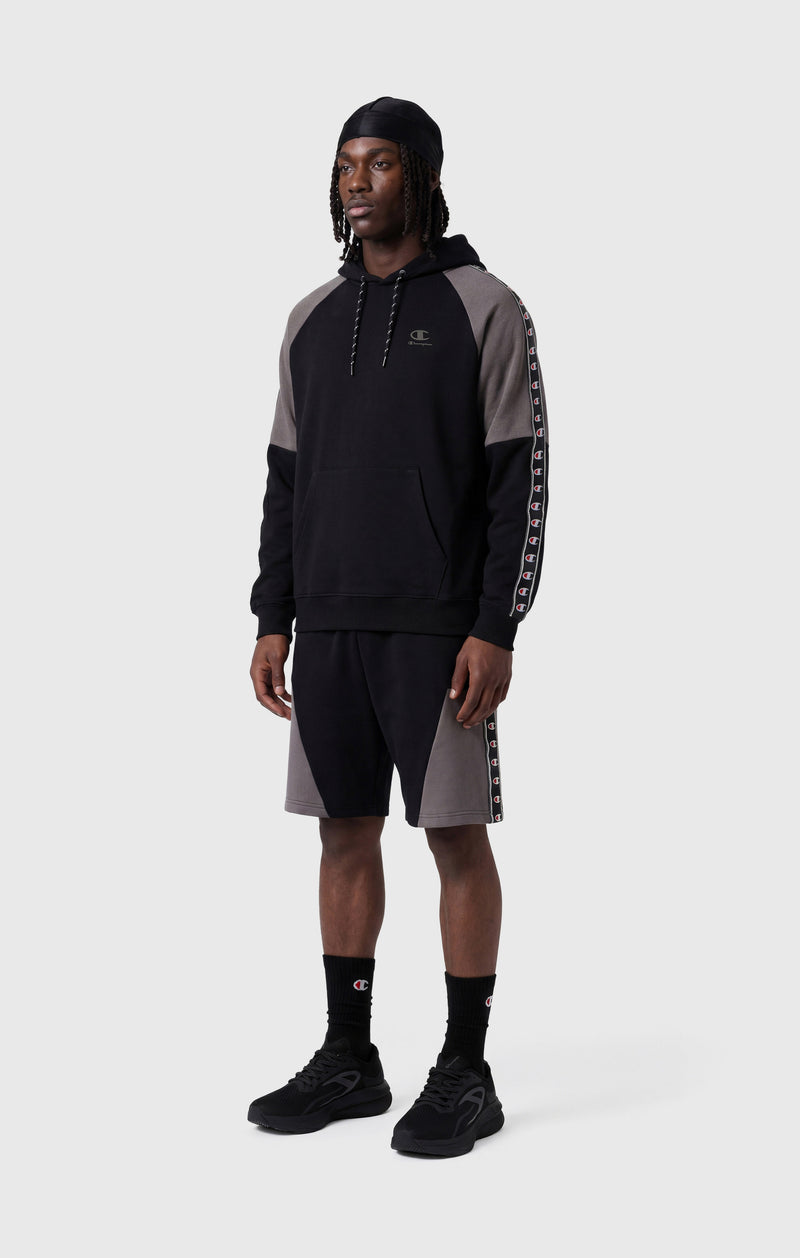 Sudadera con Capucha de Interlock con Tape Logo para Hombre