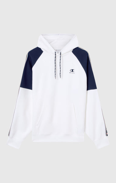 Sweat à Capuche en Interlock avec Tape Logo pour Homme