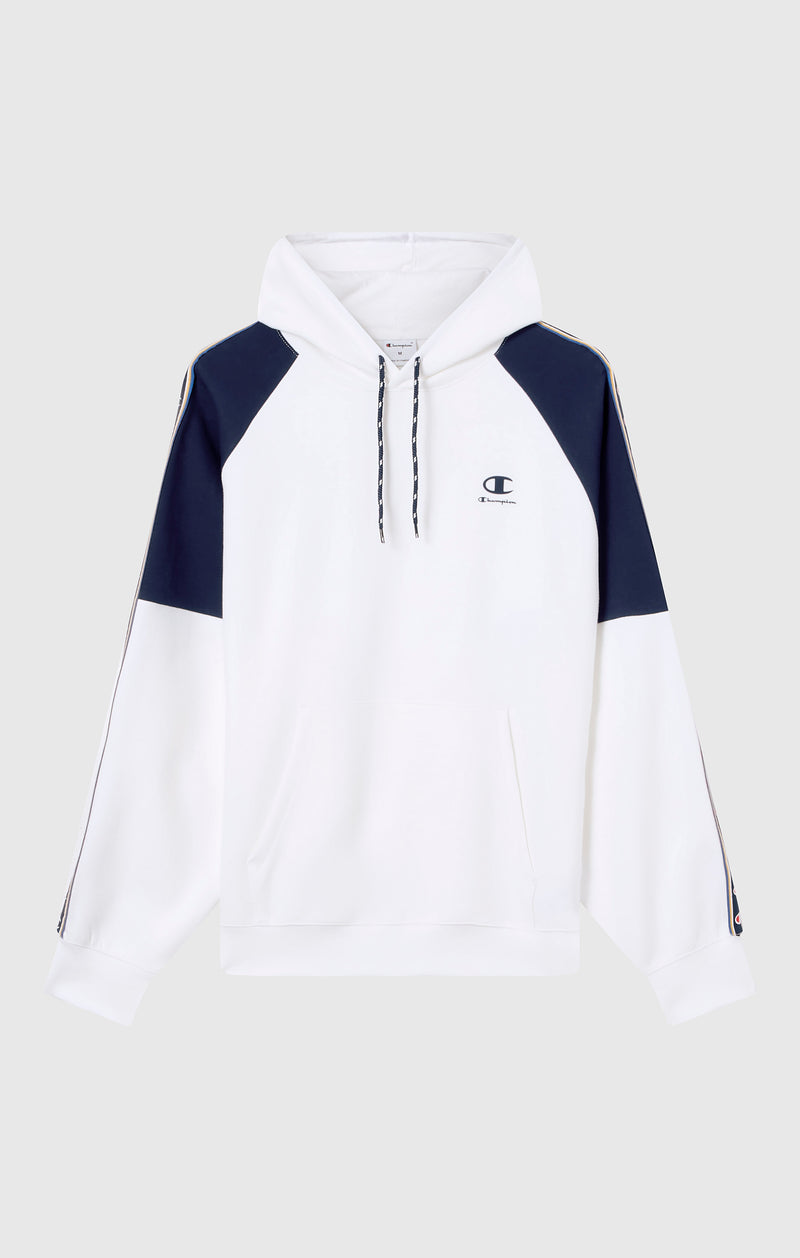 Sudadera con Capucha de Interlock con Tape Logo para Hombre