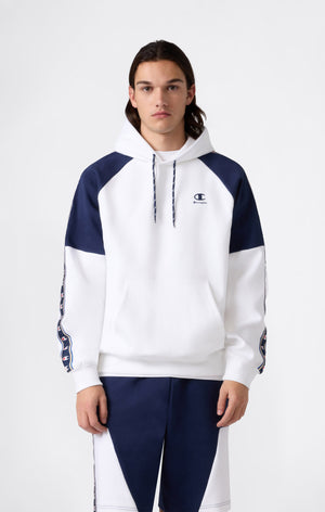Sudadera con Capucha de Interlock con Tape Logo para Hombre