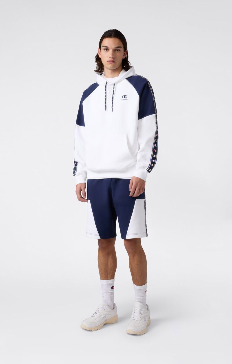 Sudadera con Capucha de Interlock con Tape Logo para Hombre