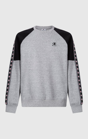 Men’s Interlock Tape Logo Crewneck Sweatshirt