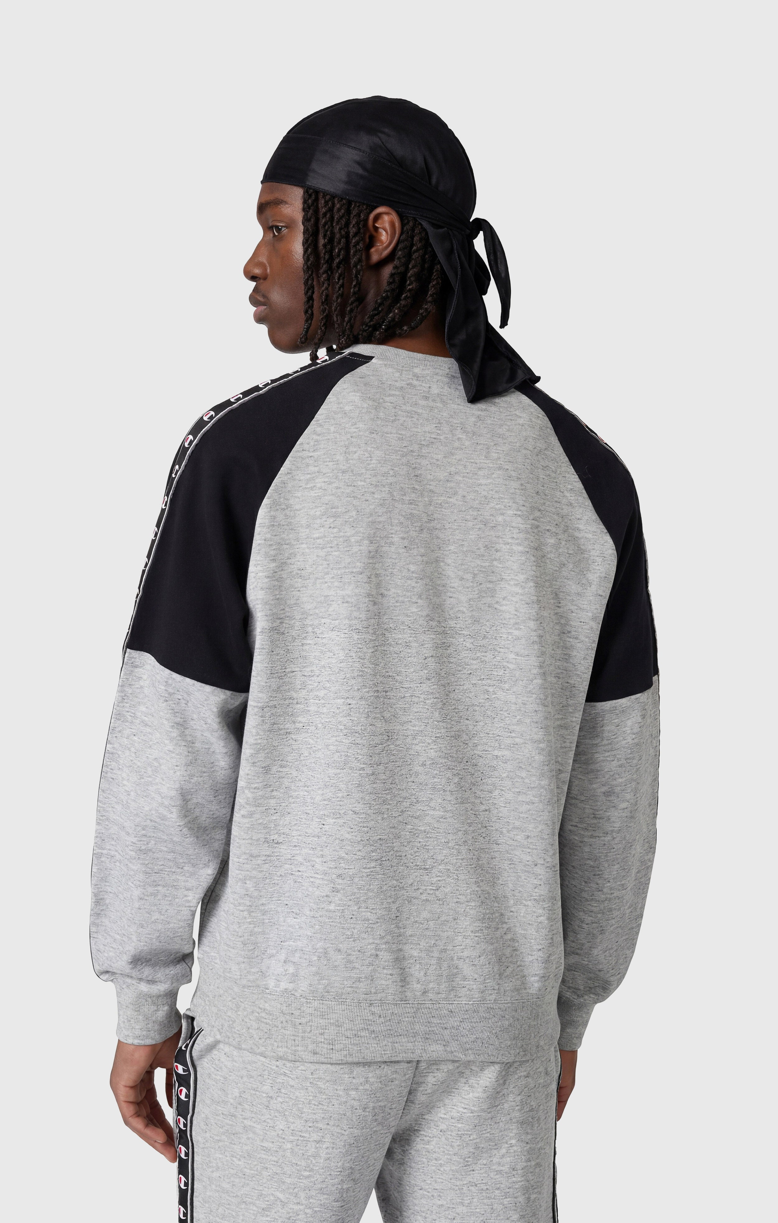 Men’s Interlock Tape Logo Crewneck Sweatshirt