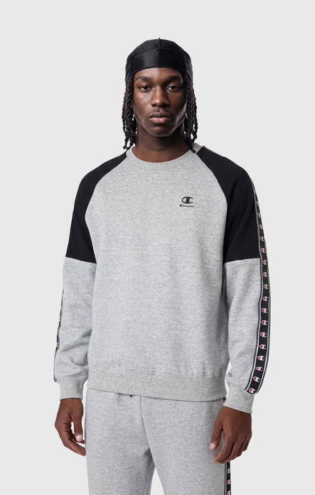 Men’s Interlock Tape Logo Crewneck Sweatshirt