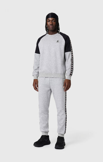 Men’s Interlock Tape Logo Crewneck Sweatshirt