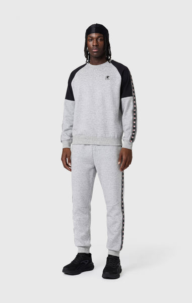 Men’s Interlock Tape Logo Crewneck Sweatshirt