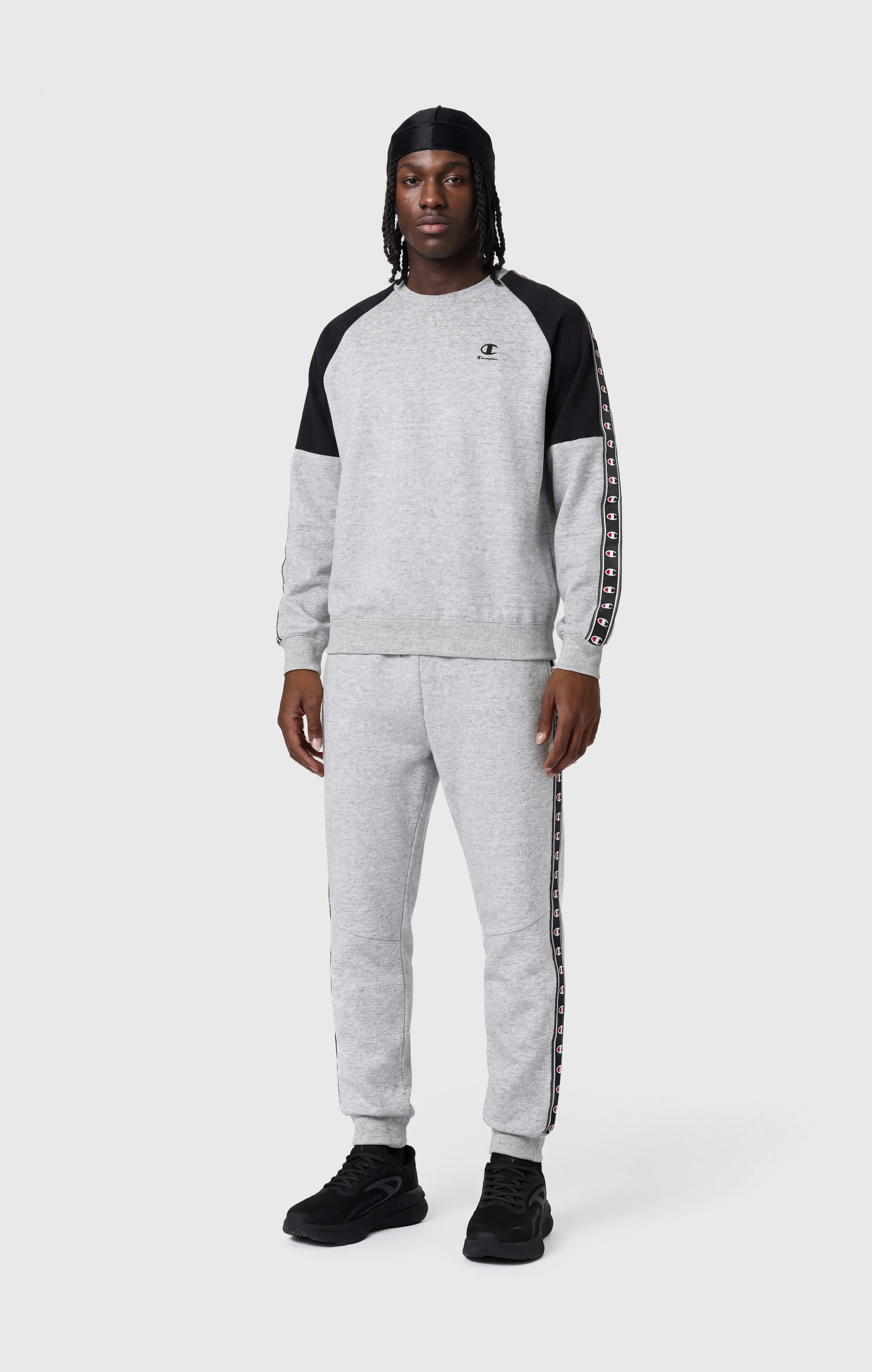 Men’s Interlock Tape Logo Crewneck Sweatshirt